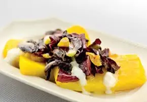 100% made in Italy Corn flour yellow for instant polenta whit porcini and saffron 250g polenta ready in few minutes