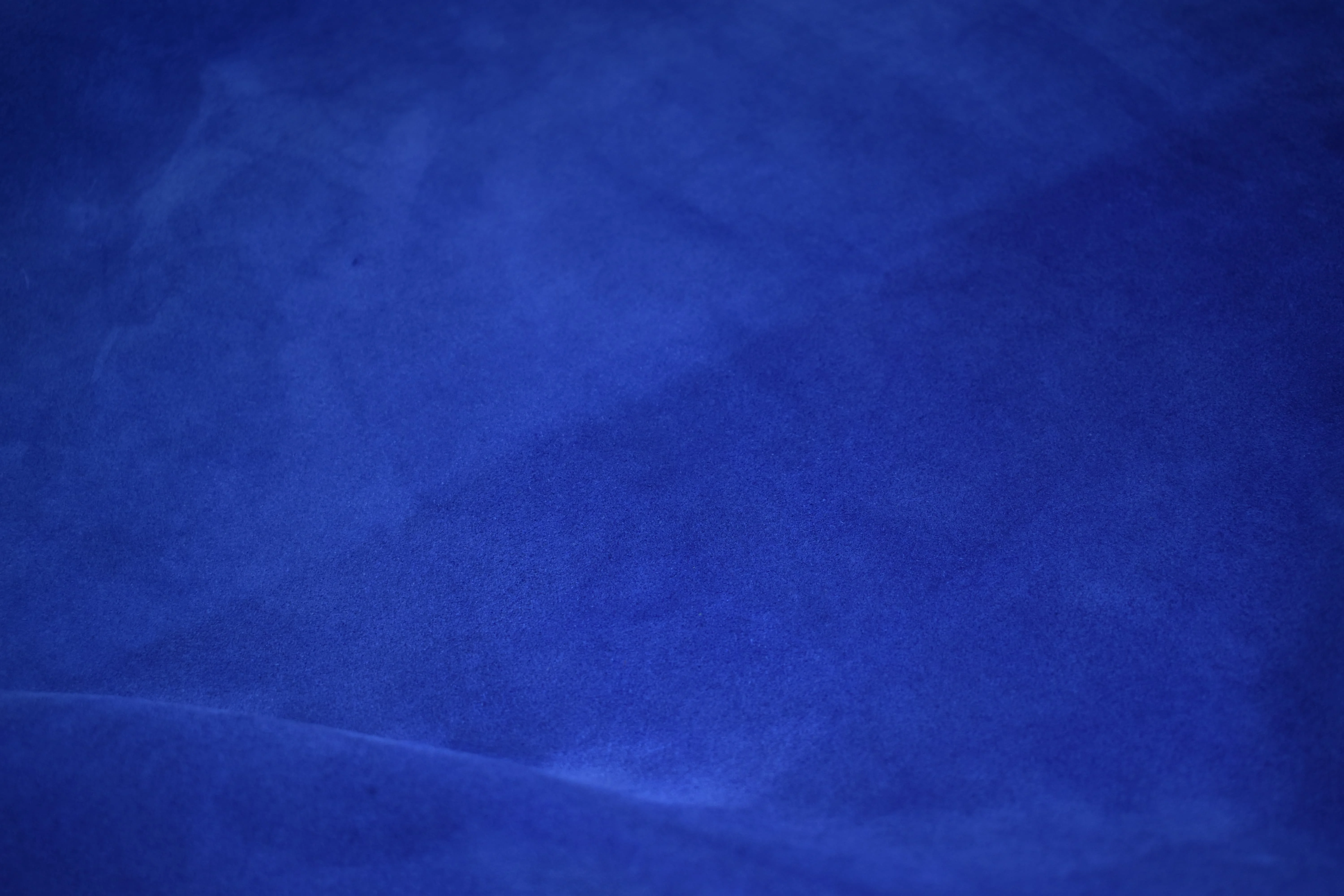 Cow Suede Split Leather in Bright Blue Color Ideal for Footwear and Leather Goods