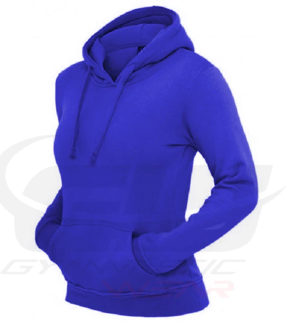 New LATEST Style Custom Gym Hoodie Plain Zipper 100% Cotton Fleece Hoodies for Women