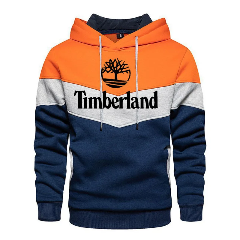 2022 зимняя толстовка Повседневный пуловер с капюшоном в стиле пэчворк свитшоты на заказ новый стиль мужская длинными рукавами и принтом цветных блоков