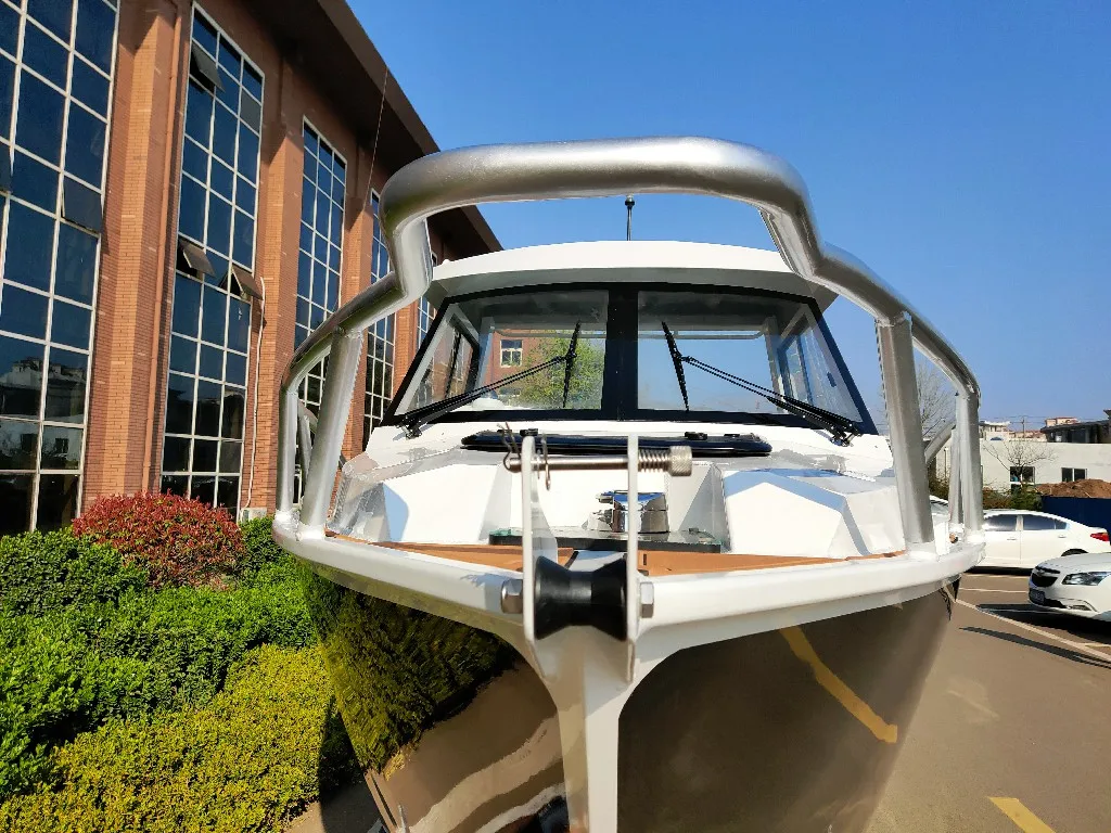 Profisher boat 6.25m offshore speed fishing vessel cabin boats aluminum fishing