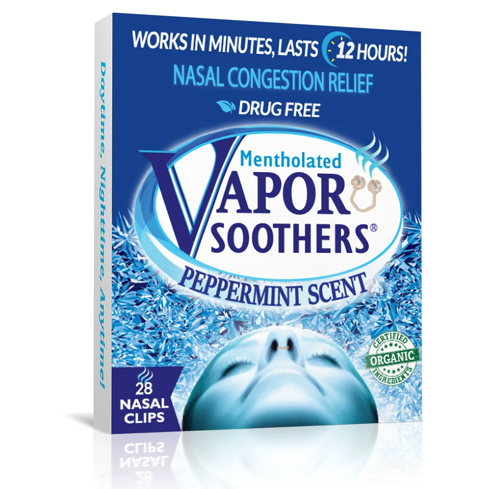 Частная марка Vapor soother на основе США аромат перечной мяты 28ct носовой расширитель премиального качества