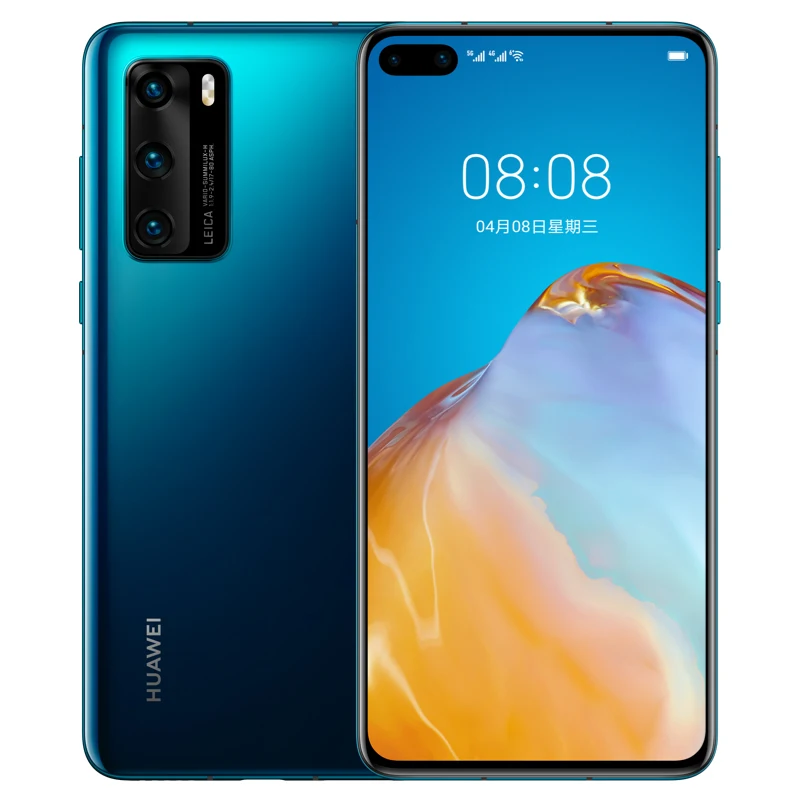 
 HUAWEI P40 Pro 5G 8 Гб 256 Kirin 990 смартфон 50MP Quad камеры 6,58 '90 Гц экран 40 Вт Супер заряда ELS-NX9  