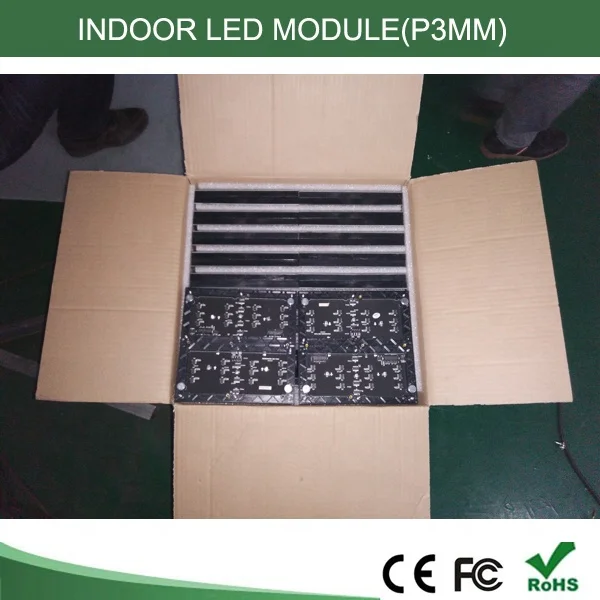 Big promotion !!! P3 smd full color indoor led module , p3 led module size 192x192mm