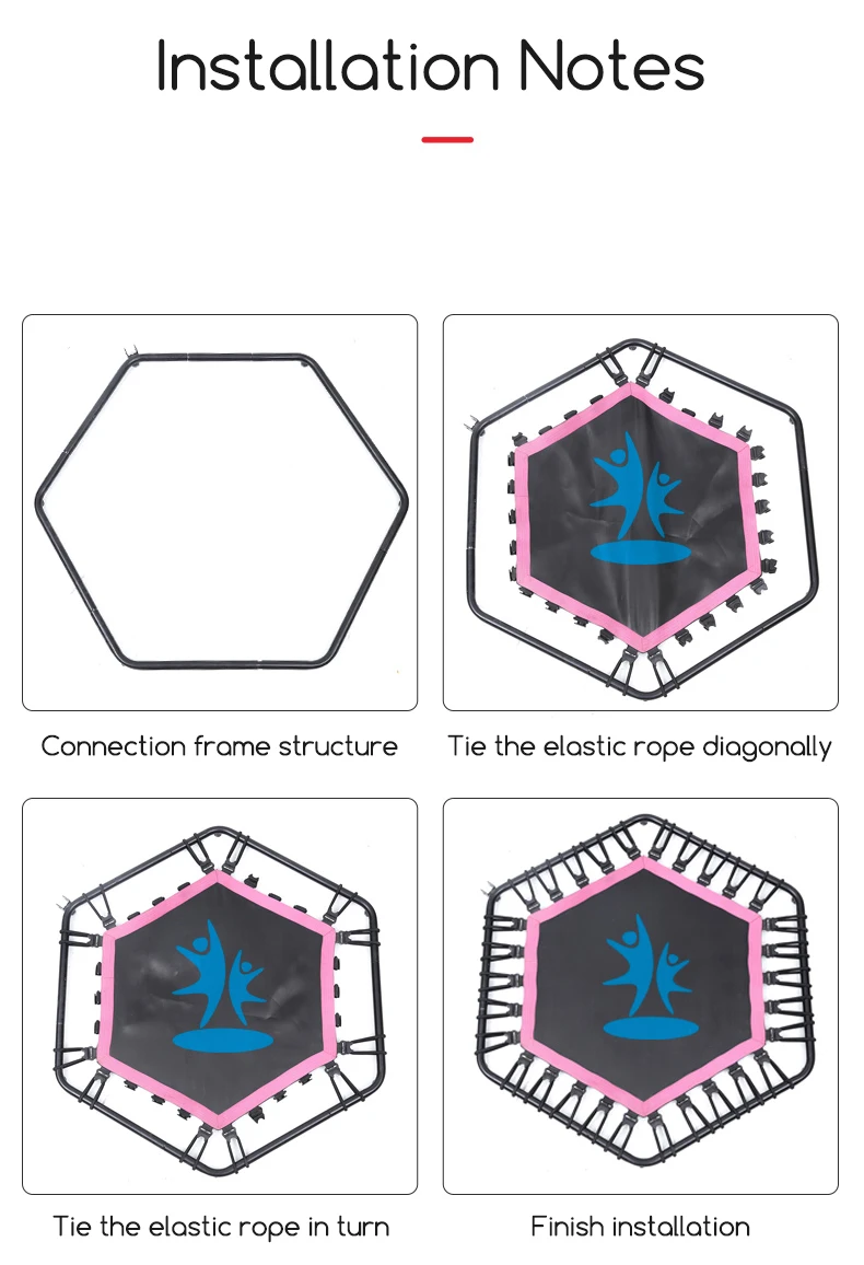 Trampolines High Quality Adjustable Professional Body Fitness