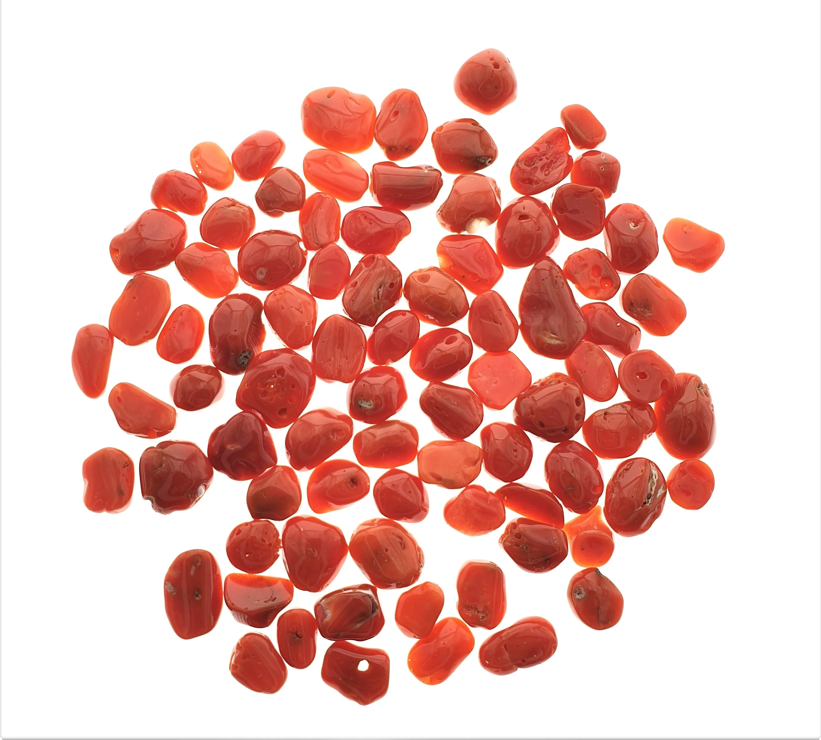 
MEDITERRANEAN CABS Jewelry Making Natural RED ITALIAN CORAL BAROQUE Flat CUT BAROQUE Shape Coral Cab Free A-AB GRADE 