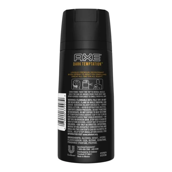 Распылитель для тела Axe Deo 150 мл в наличии на складе. Оптовая