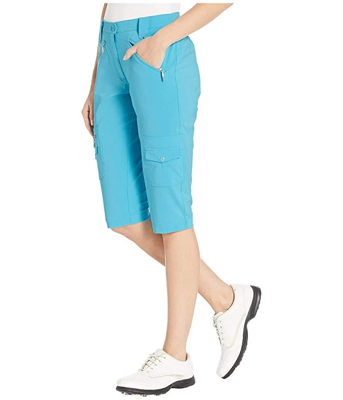 customize cargo women Capri Bermuda six multi pocket skinny loose short fashion work wear street wear hip ripstop twill cotton