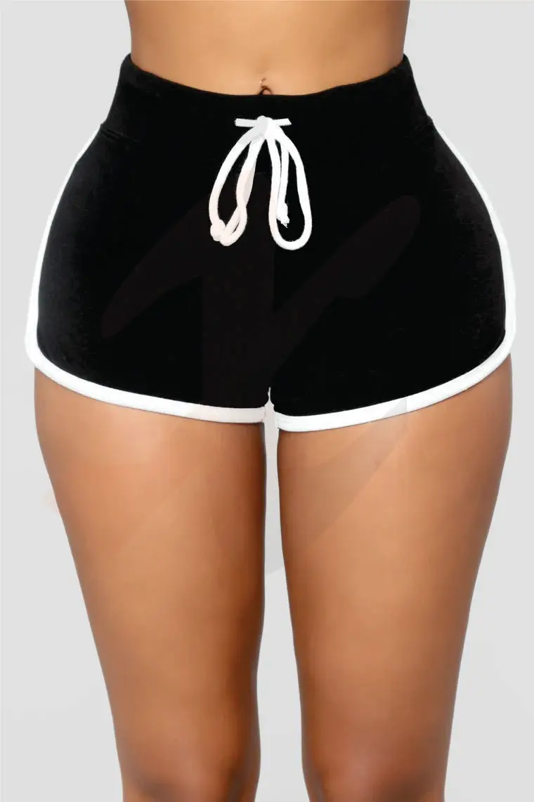 Sports shorts summer new elastic patchwork soft booty biker shorts women 2021 Swiming Shorts