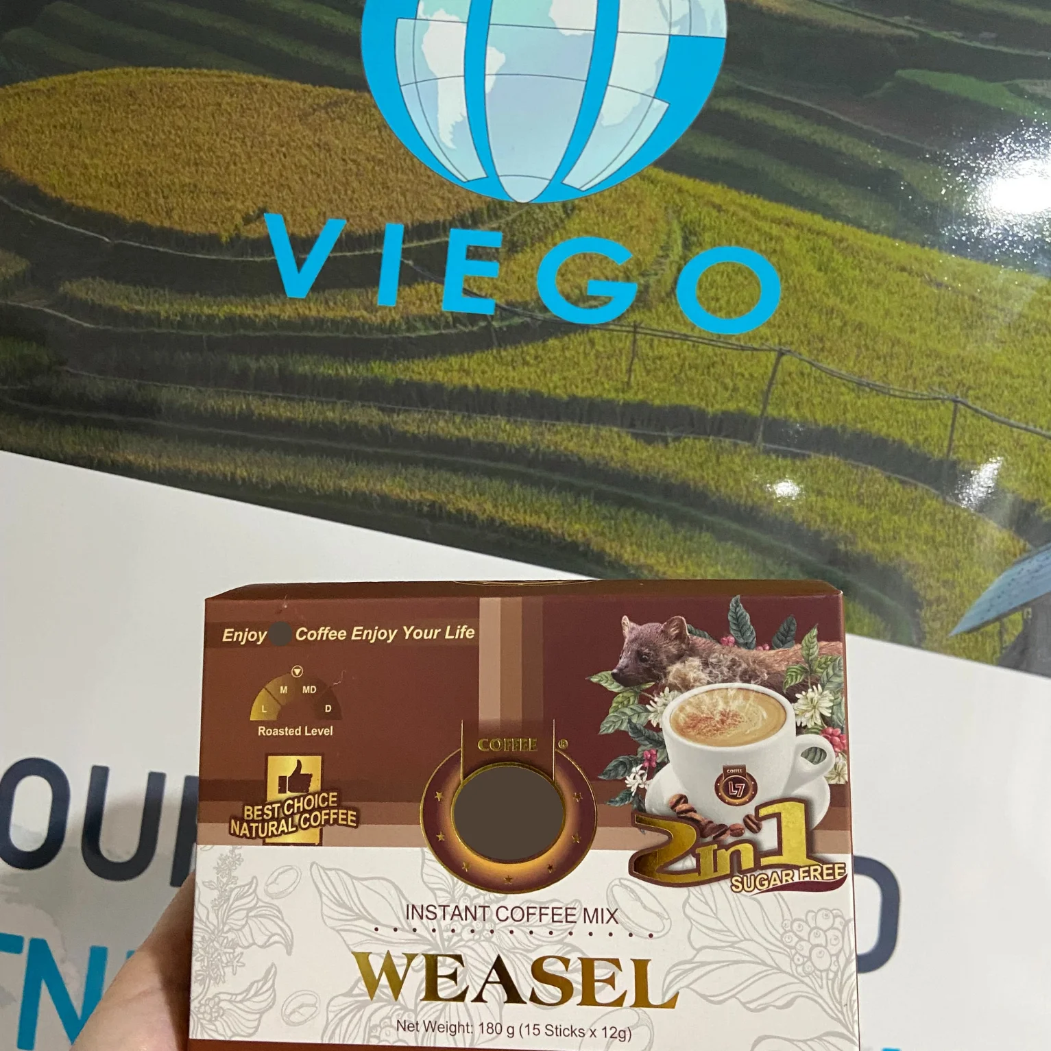 Vietnam Weasel Instant Coffee Mix | 2in1 instant coffee | OEM/Private label