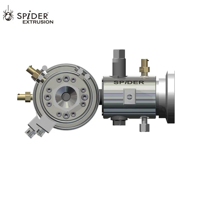 rubber hdpe pvc fiber optical cable pipe coating extrusion die head