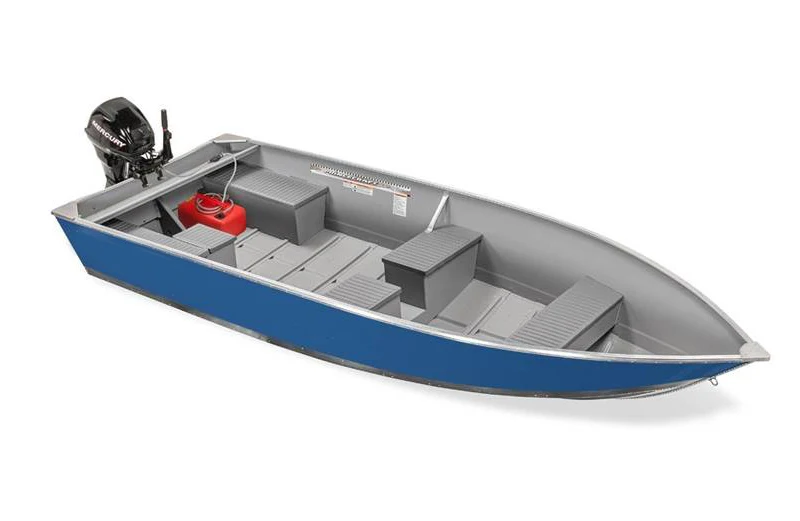 Ecocampor 12ft/14ft/16ft/18ft/20ft Flat Bottom Aluminum Utility Jon Fishing Rowing Boats for Sale