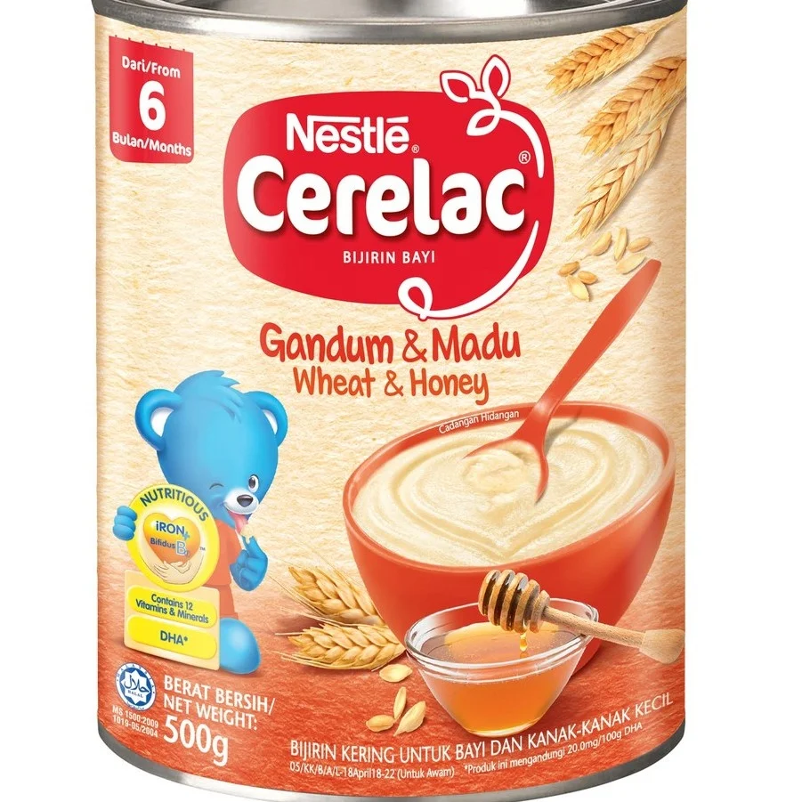 Cerelac Cereal Wheat & Honey 500gram Halal Infant Cereal