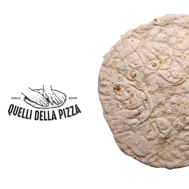 
Quelli della pizza best italian quality pre cooked base pizza pfragrant and soft deep frozen white pizza base  (1700006617473)