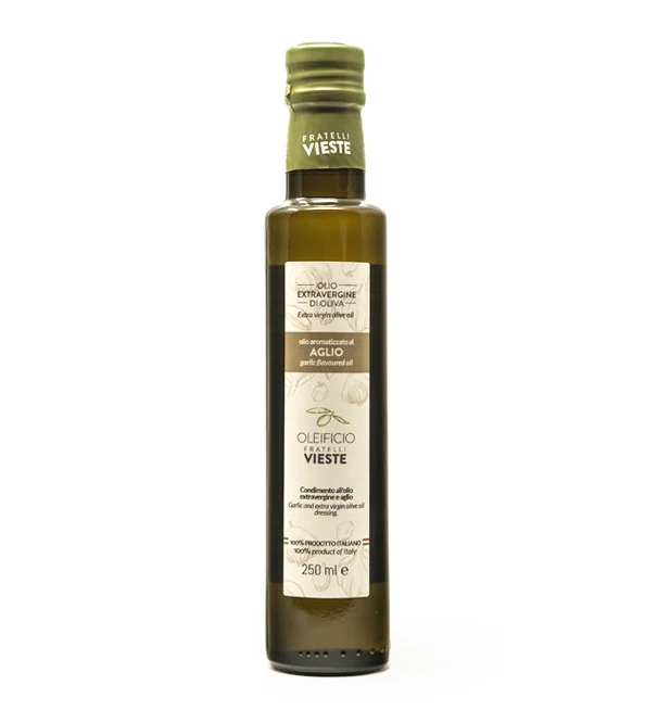 Hot Sales Italian GARLIC FLAVORED EXTRA VIRGIN OLIVE OIL for export
