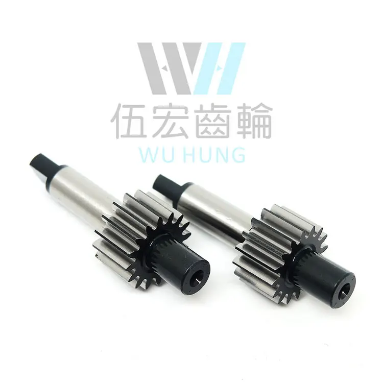 High Precision Steel Gear Shaft Pump Gear Shaft Hardened Spur Pinion Top Gear Supplier