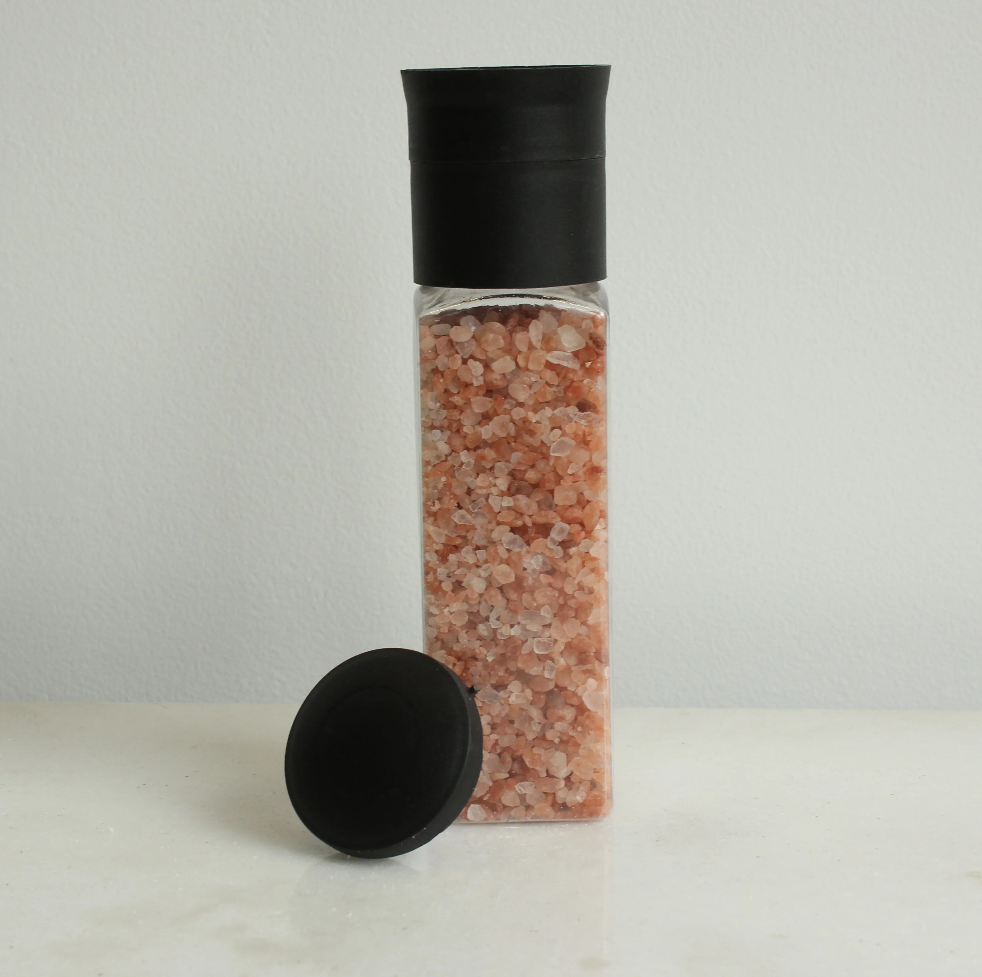 Himalayan Pink Rock Salt 2mm-5mm Dark Pink Salt Grinder - Packaging 430g PET Grinder Bottles in Bulk