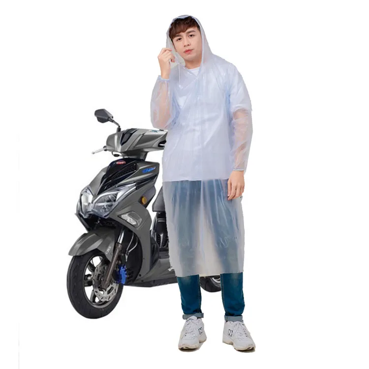 
PVC travel poncho white transparent light weight raincoat PVC travel poncho white transparent light weight raincoat