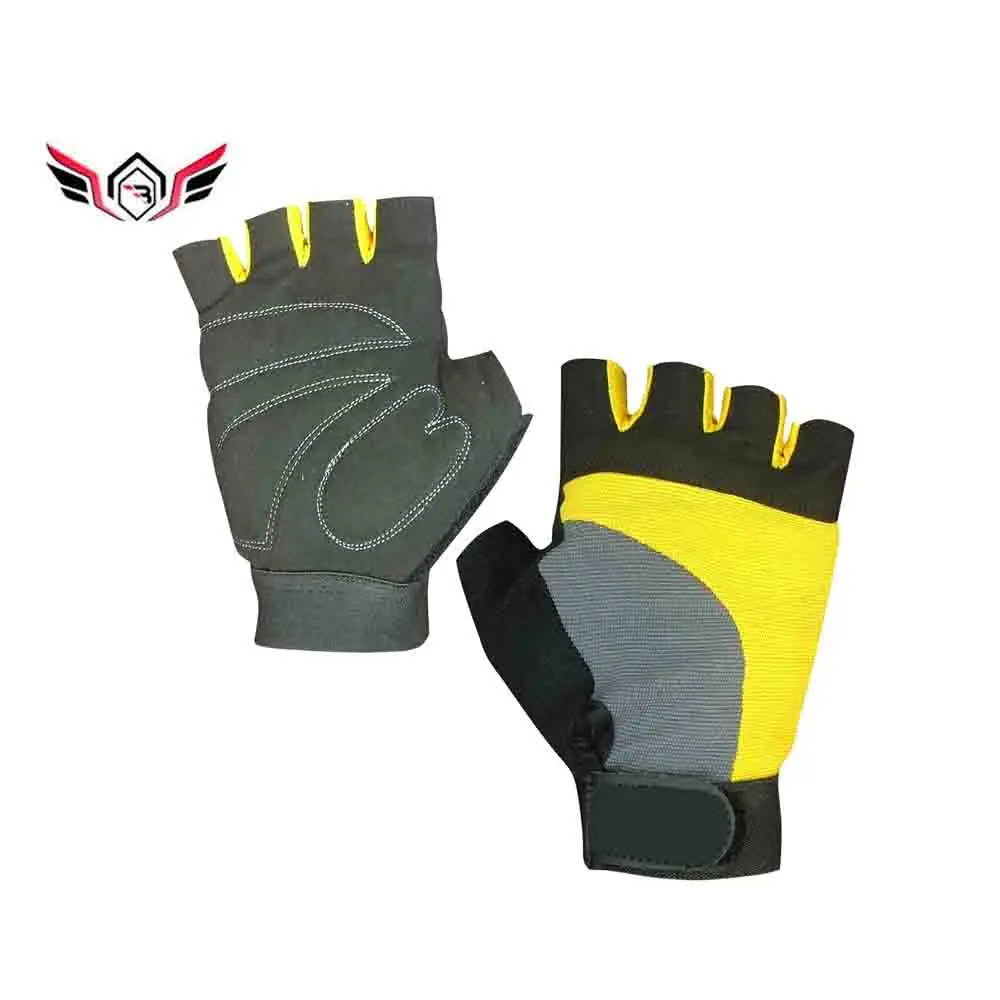 New Products Wholesale Custom Anti-slip Half Finger Bike Cycling Gloves Slip Gym Gloves Outdoor Cycling  Riding Cycling Bike Glo