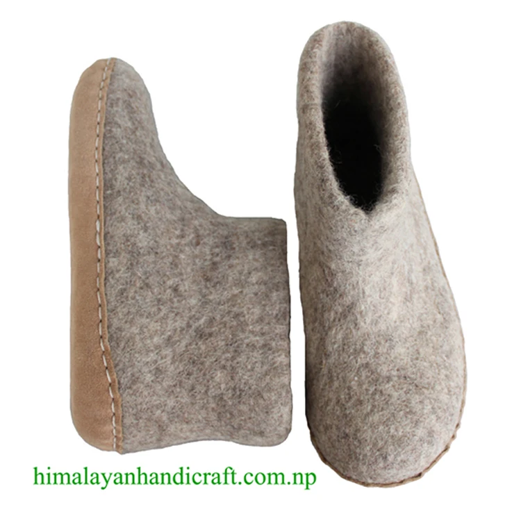 Handmade in Nepal Felt Boot/Shoes