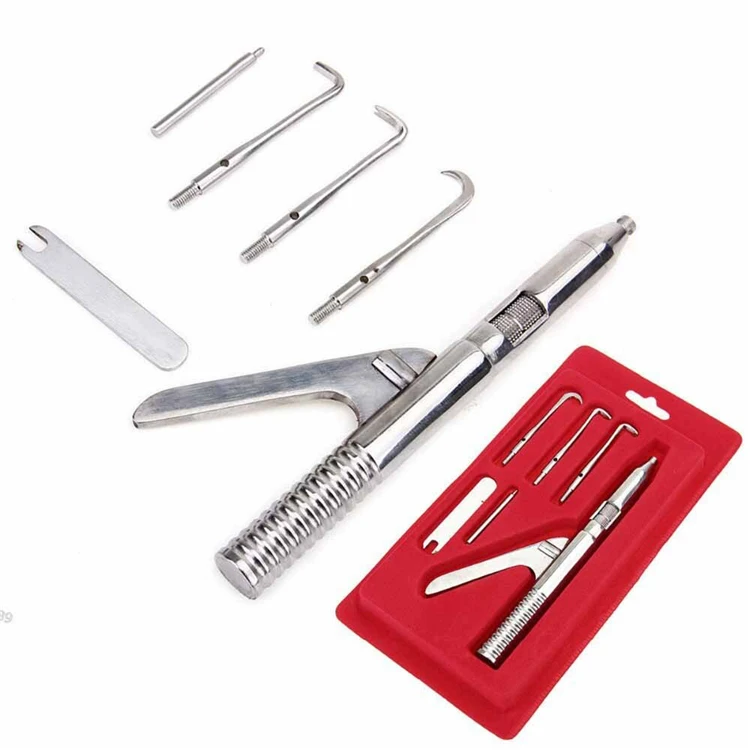 TinT Inds  Medical Stainless Steel Dental Automatic Crown Remover Dental Crown Remover Tool Set