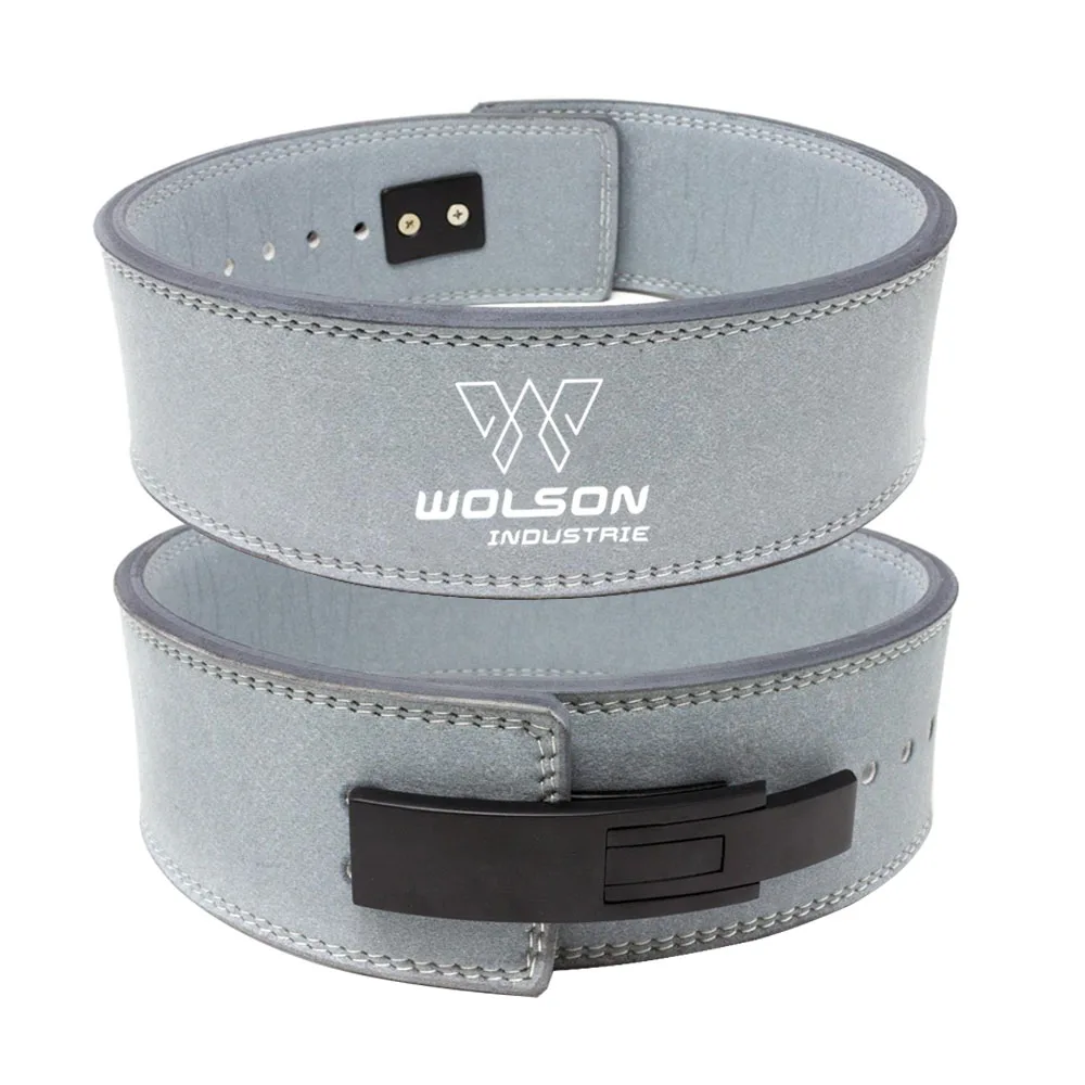 Weightlifting 13mm Thickness Cowhide Leather lever Belt Gym Weight Lifting Lever Buckle Powerlifting Belt Waist Trainer Belt