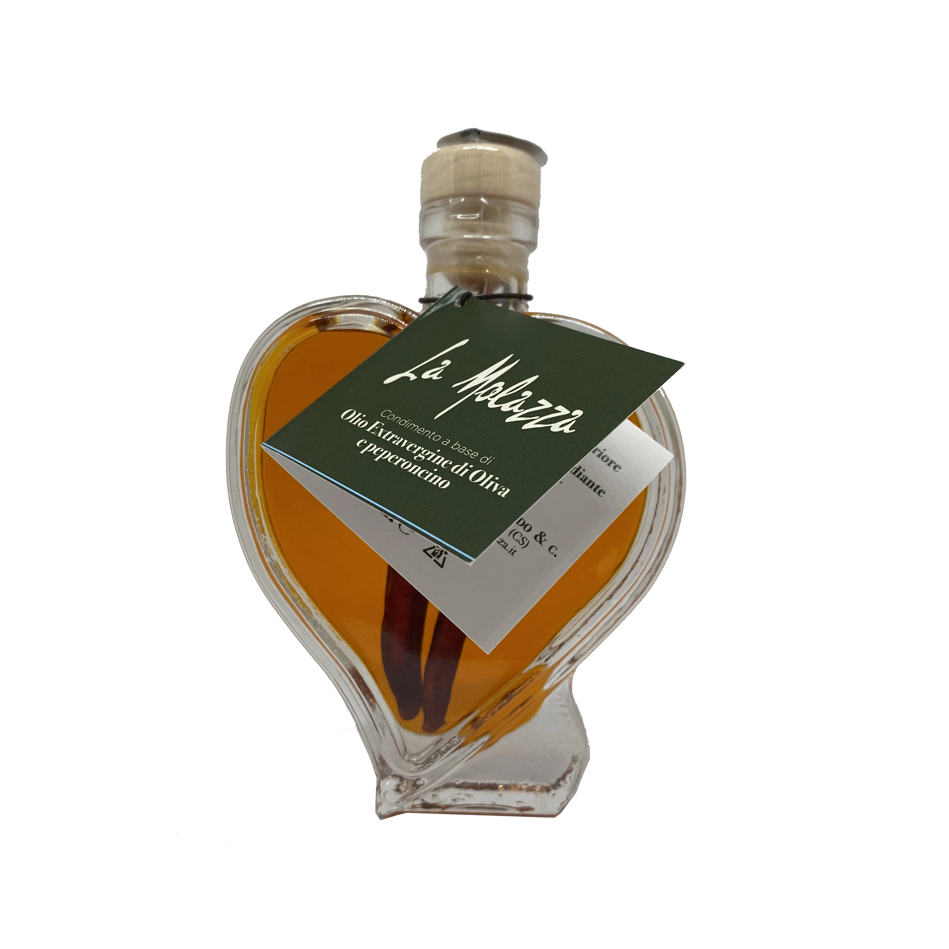 Passione Cuore Bomboniera EVO Peperoncino contains 100% Italian Extra Virgin Olive Oil, excellent for a unique and special gift