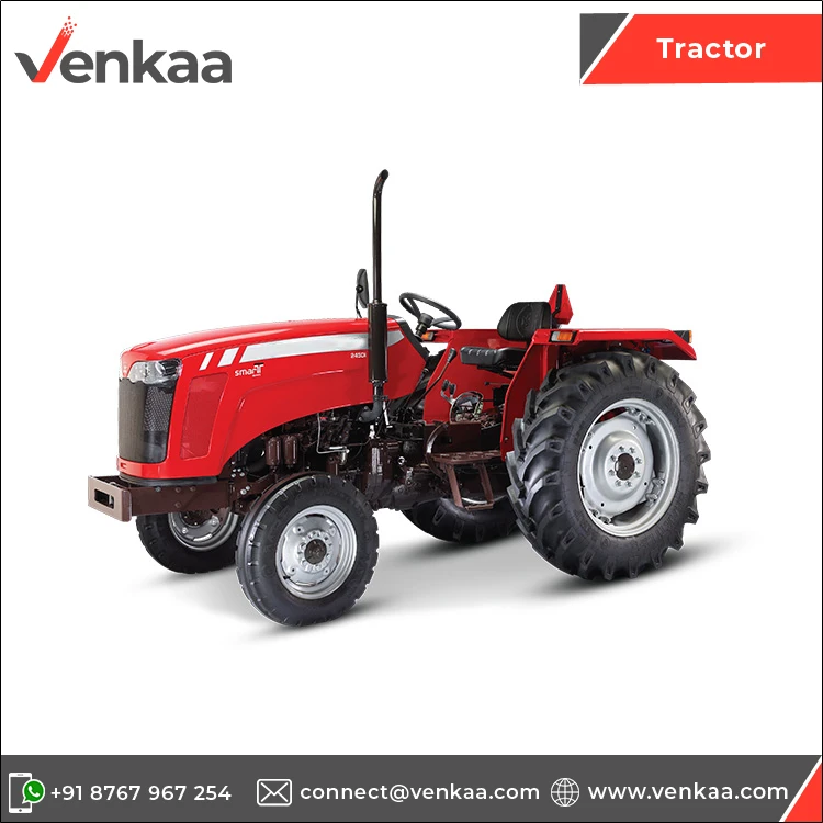 Power Steering Dual Clutch Type 540 RPM Speed 46HP Branded Agricultural Tractor