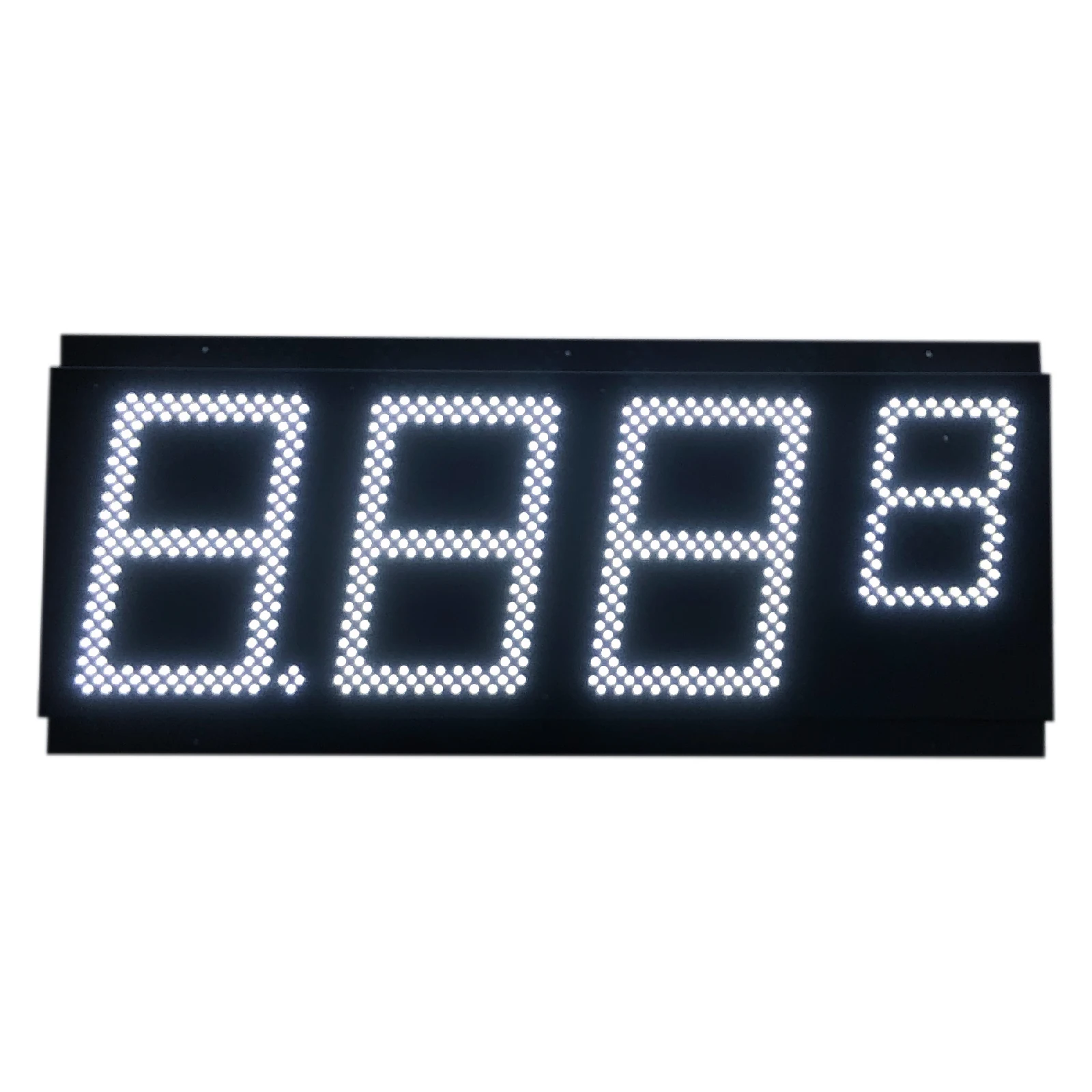 High quality Made in Italy Red H300mm LED Price Display for gas station