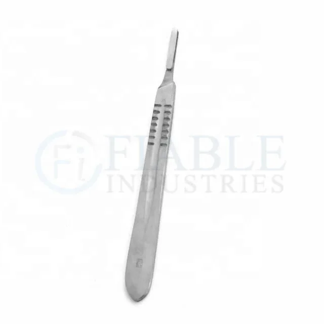 Custom Sizes #4 Surgical Scalpel Handle Stainless Steel Mirror Polish/Satin CE Certified Manual PK 3 Years 5 Years Warranty