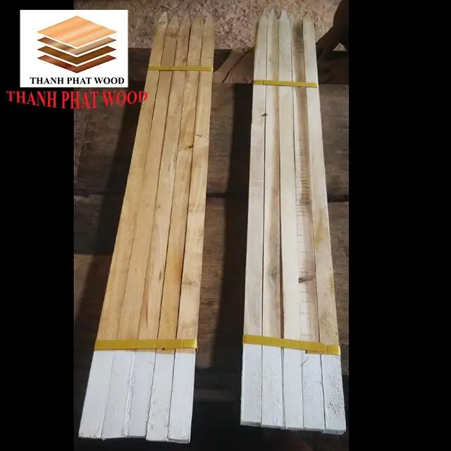 Vietnam Commercial Acacia Stakes Solid Hardwood Best Price for US UK Japan Korea Warehouse Applications