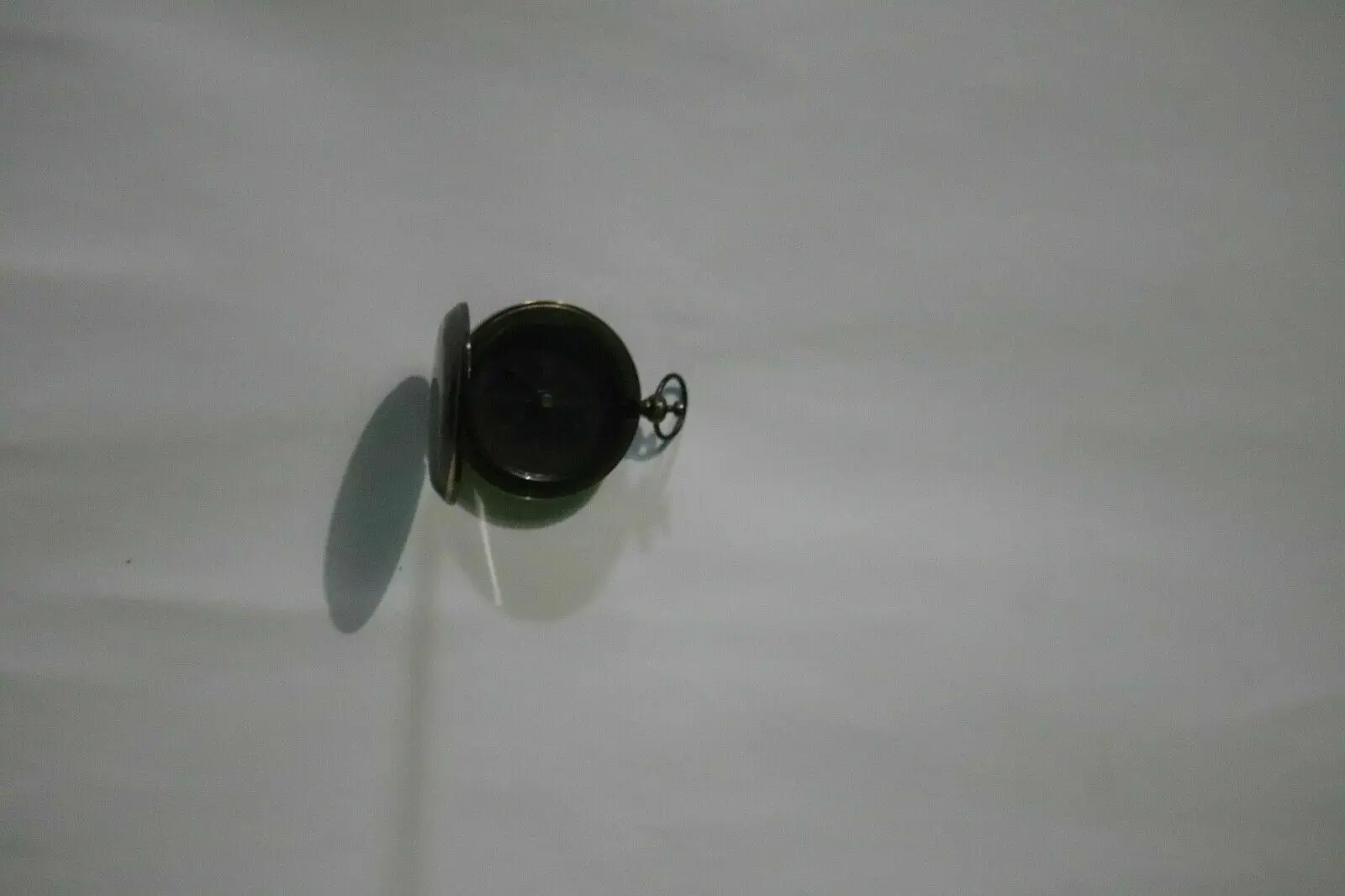 ANTIQUE PUSH BUTTON NAUTICAL COMPASS SUNDIAL POCKET MARITIME WORKING COMPASS A