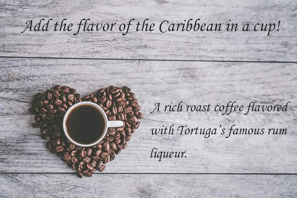 TORTUGA Caribbean Rum Cream Flavored Coffee - Roasted & Ground Coffee 10 oz - Wholesale Highest Quality Gourmet Gifts