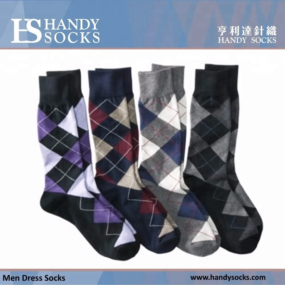 Trend Hit Custom Dots Square Business Dress Socks with Patterned Design
