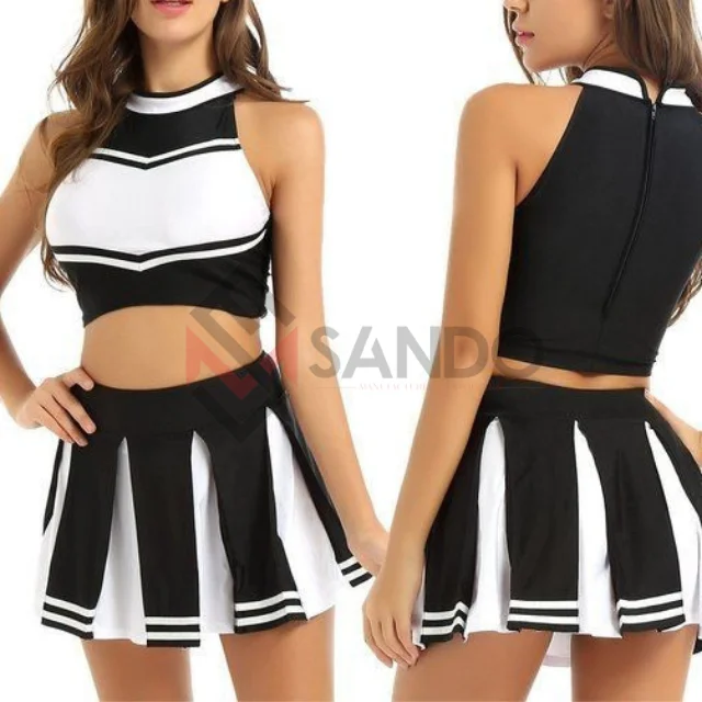 Hot Sexy Professional Sport Girls Cheer Dance Cheerleader Costume Custom Cheerleading Uniforms Women OEM Customs Logo Sportswear