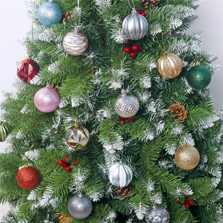 12 Pieces Per Box 6cm Christmas Tree Decoration Balls Christmas Decoration Ball