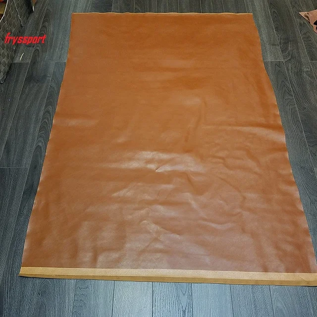 High Quality 2021Upholstery Leather Piece Cowhide Dark Brown Light Weight 2 SF 12 x 24 inches Ready to ship