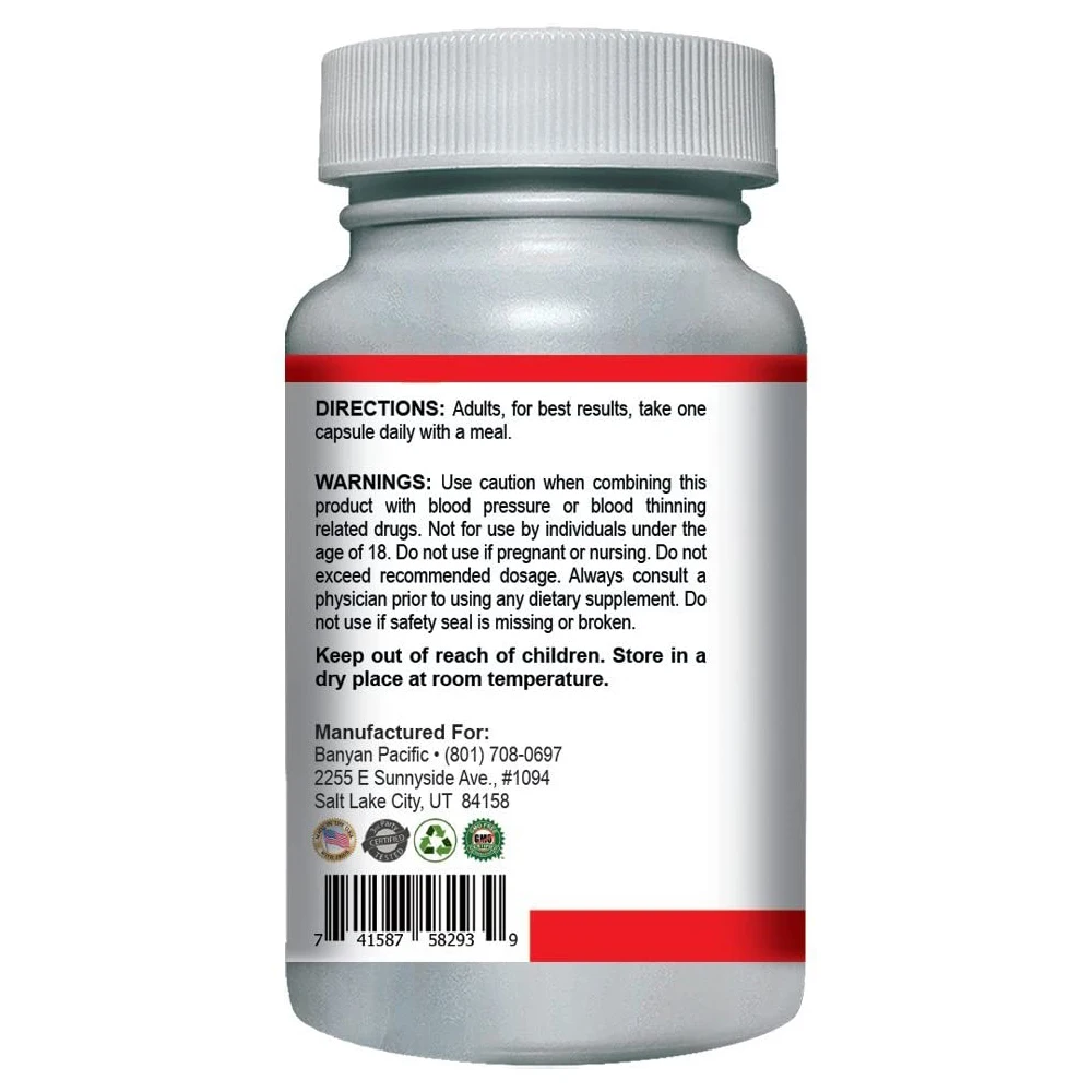 Таблетки с коэнзимом Q10 Ultimate COQ10 капсулы 200 мг чистого убихинона защищают сердце повышают уровень энергии