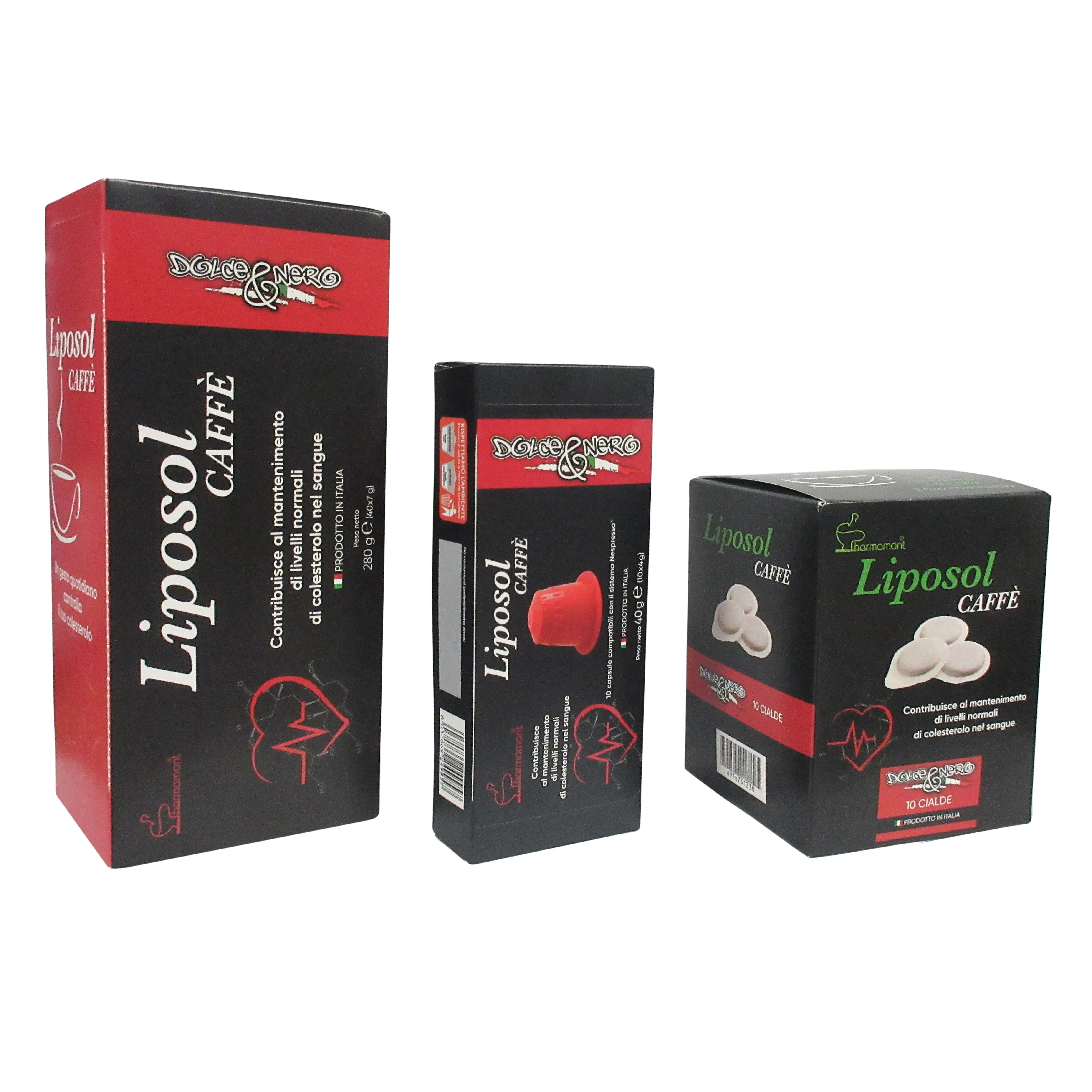 
LIPOSOL MONACOLIN K COFFEE SUPPLEMENTS CHOLESTEROL REDUCTION COFFEE CAPSULES YEST RICE - COMPATIBLE NESPRESSO 