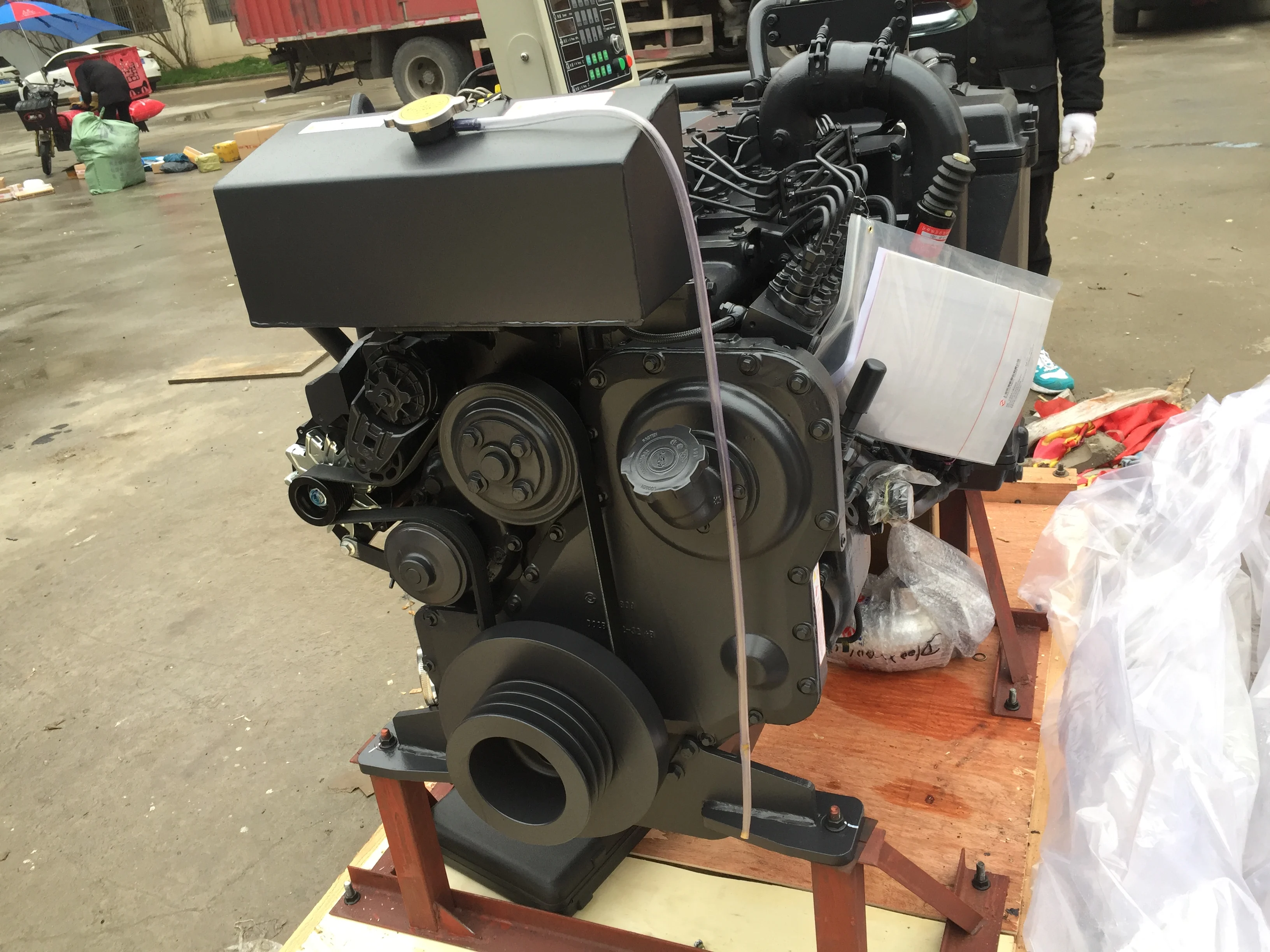 Пульт дистанционного управления 4 тактный 25HP Электрический Подвесной лодочный двигатель