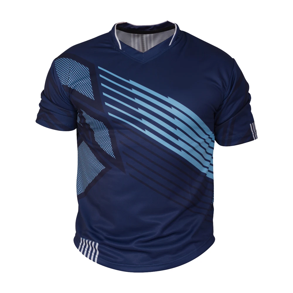 
Double Collar V neck sublimation gaming tshirt 