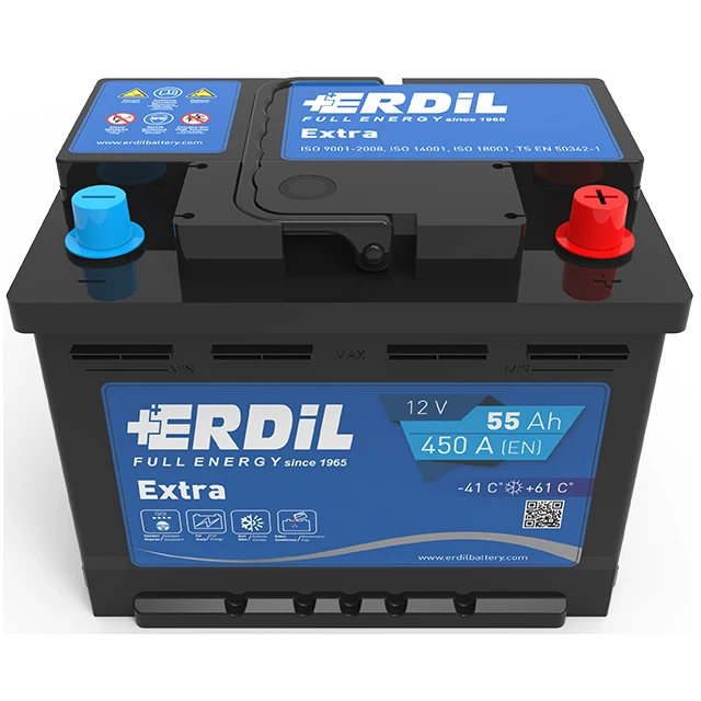 
55 Ah din type high quality vehicle battery 