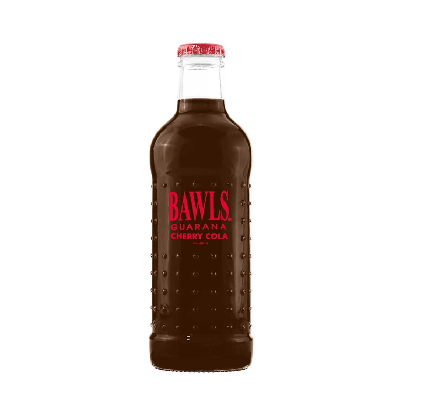 caffeinated BAWLS Guarana Cherry Cola 10oz. Bottle Carbonated Energy Drink Made USA available at very good rates
