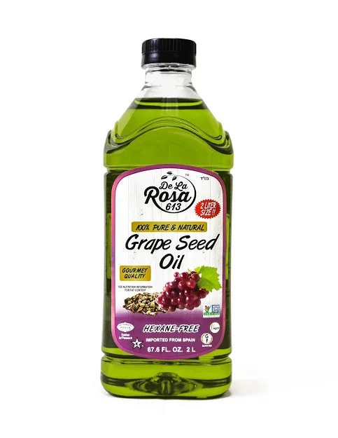 Натуральное извлечение De La Rosa, оптовая цена, свежее масло виноградных косточек с 2 годами срока годности (2 литра)