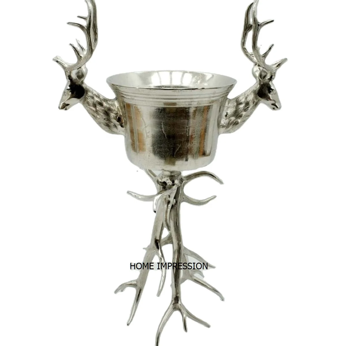 Antler Stand Reindeer Wine Bucket Parties Wedding Large Wine Buckets Tall Stand Wine Buckets