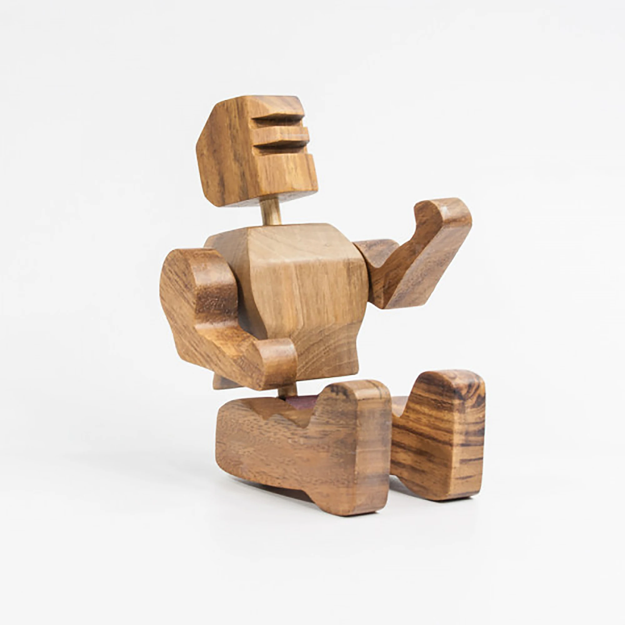 
OEM - ODM Wooden Intelligent Robot - Educational toy DIY wood puzzle- Creative DIY Graffiti activity Figure wooden robot 