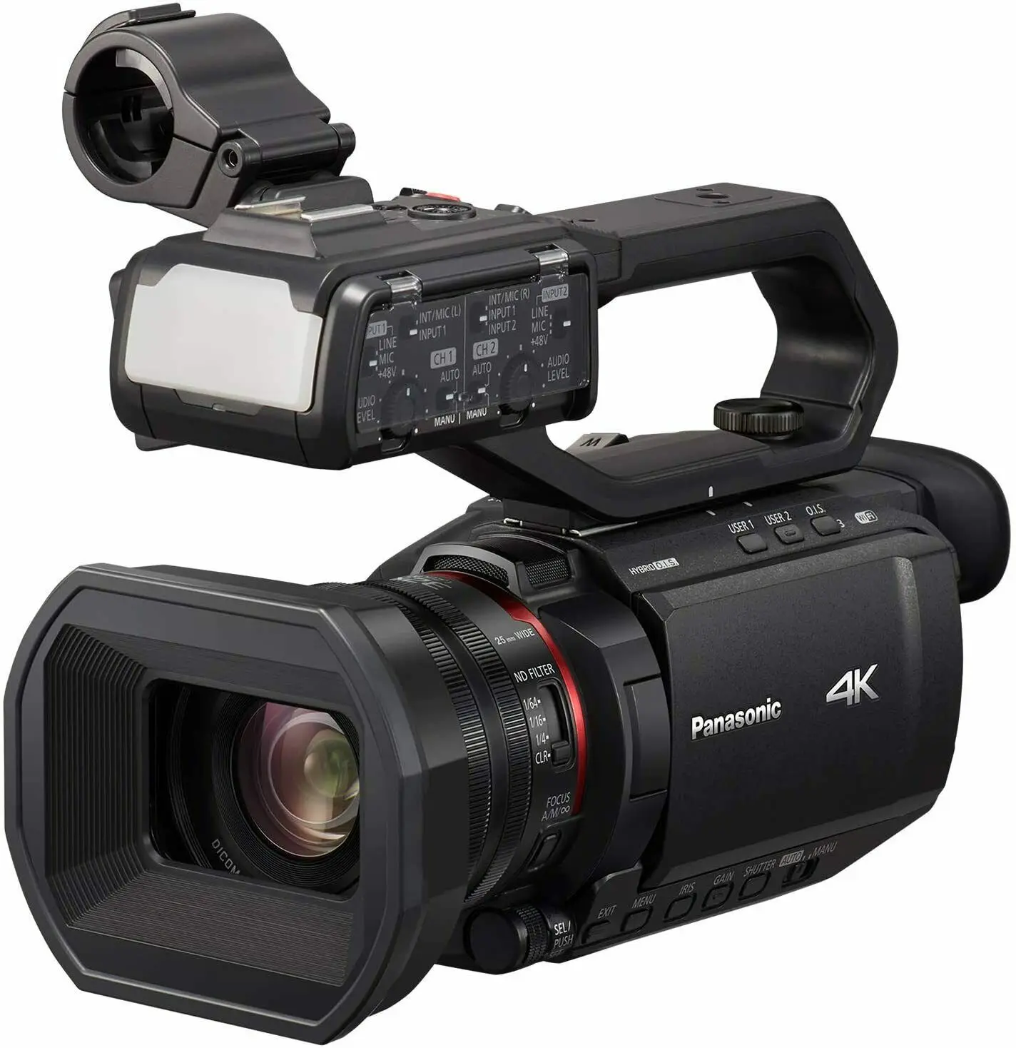 HC-X2000 4K Professional Camcorder with 24x Optical Zoom