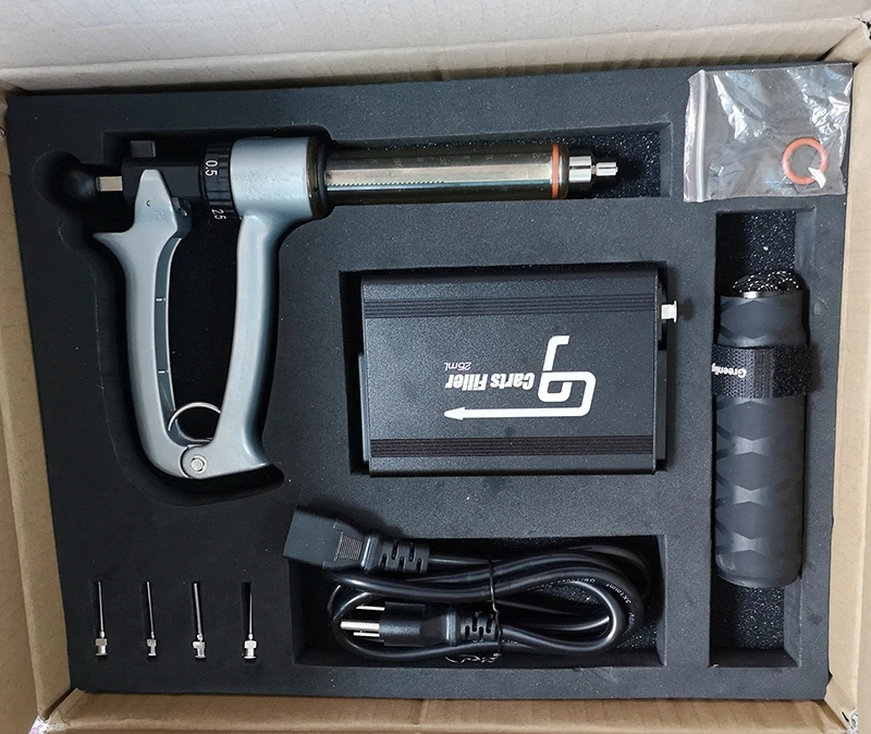 
E Cig Vape Oil Cartridge Manual Filling Machine Blunt Fill Needle G9 Cbd Carts Filling Machine Distillate Filler Gun 