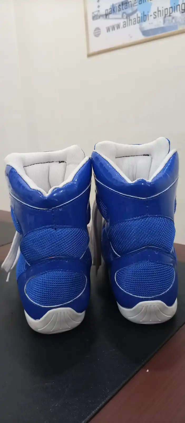 Good Quality High Premium Custom logo And Design PU Leather Lightweight Mesh Rubber And Grip Men Wrestling shoes