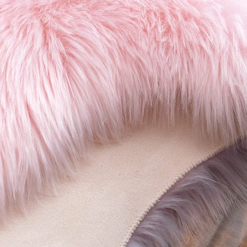 Super Soft Long haired Sheep Skin Faux Fur Carpet Rug for living room